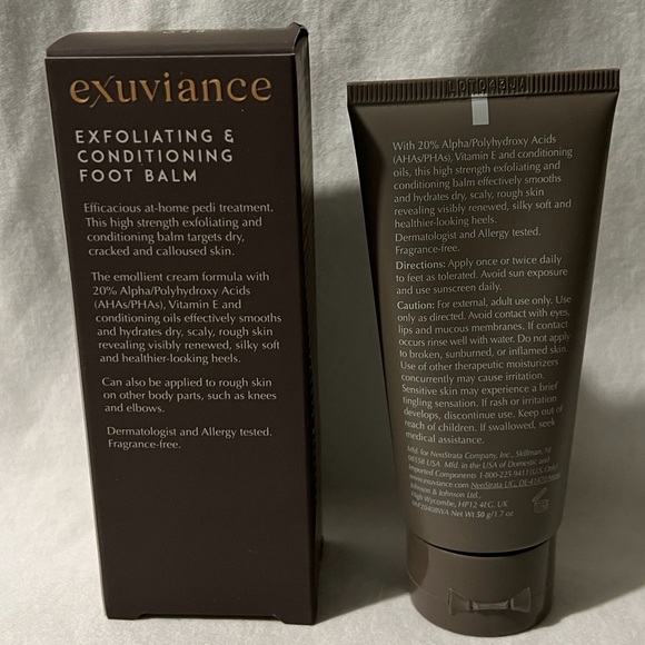 🌟NIB🌟 EXUVIANCE Exfoliating & Conditioning Foot Balm - Picture 3 of 8